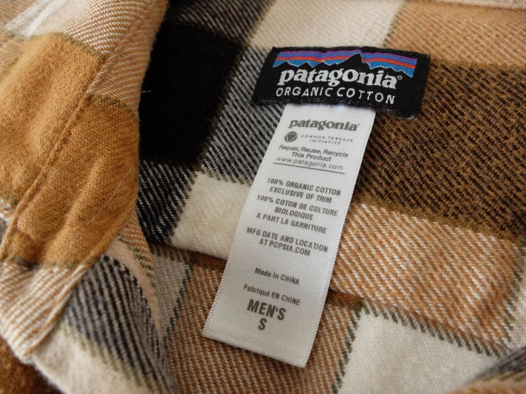 paagonia パタゴニア フィヨルド フランネル シャツ Sサイズ タグあり