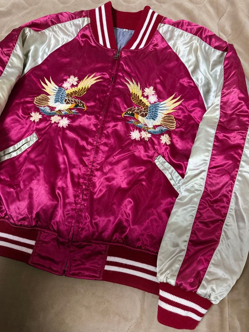 プリンス商会 vintage 鷲 日本限定 スカジャン サテン unisex