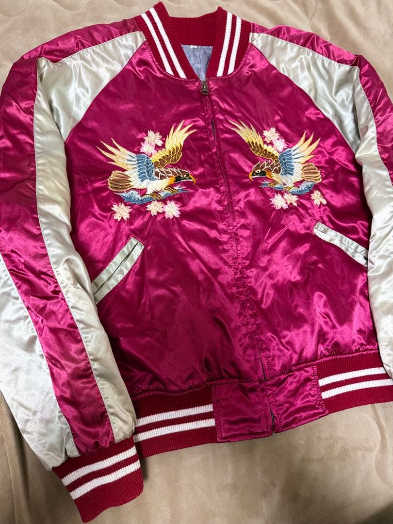 プリンス商会 vintage 鷲 日本限定 スカジャン サテン unisex