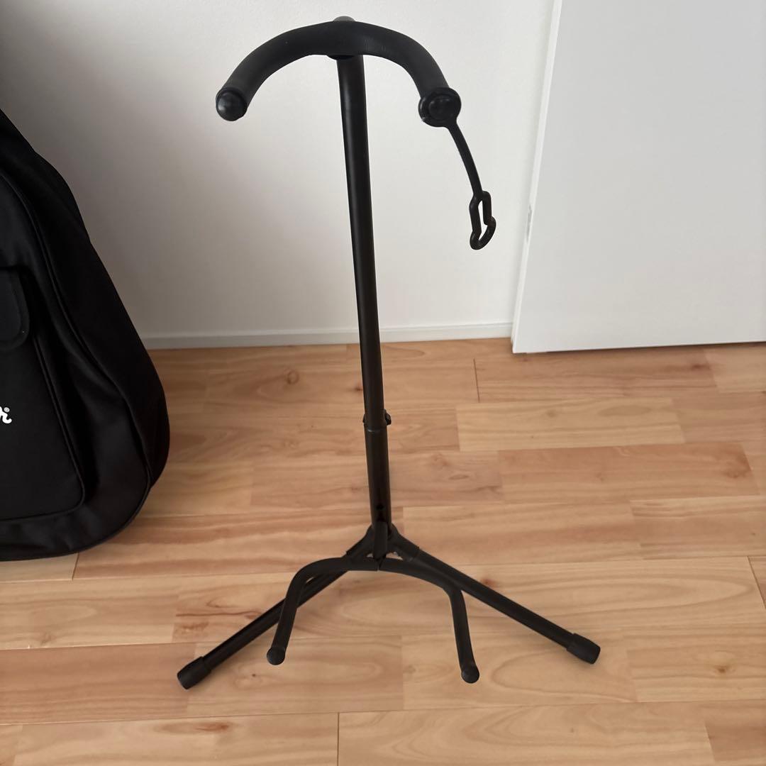 Fender アコースティックギター ギターケース、ギタースタンド付き