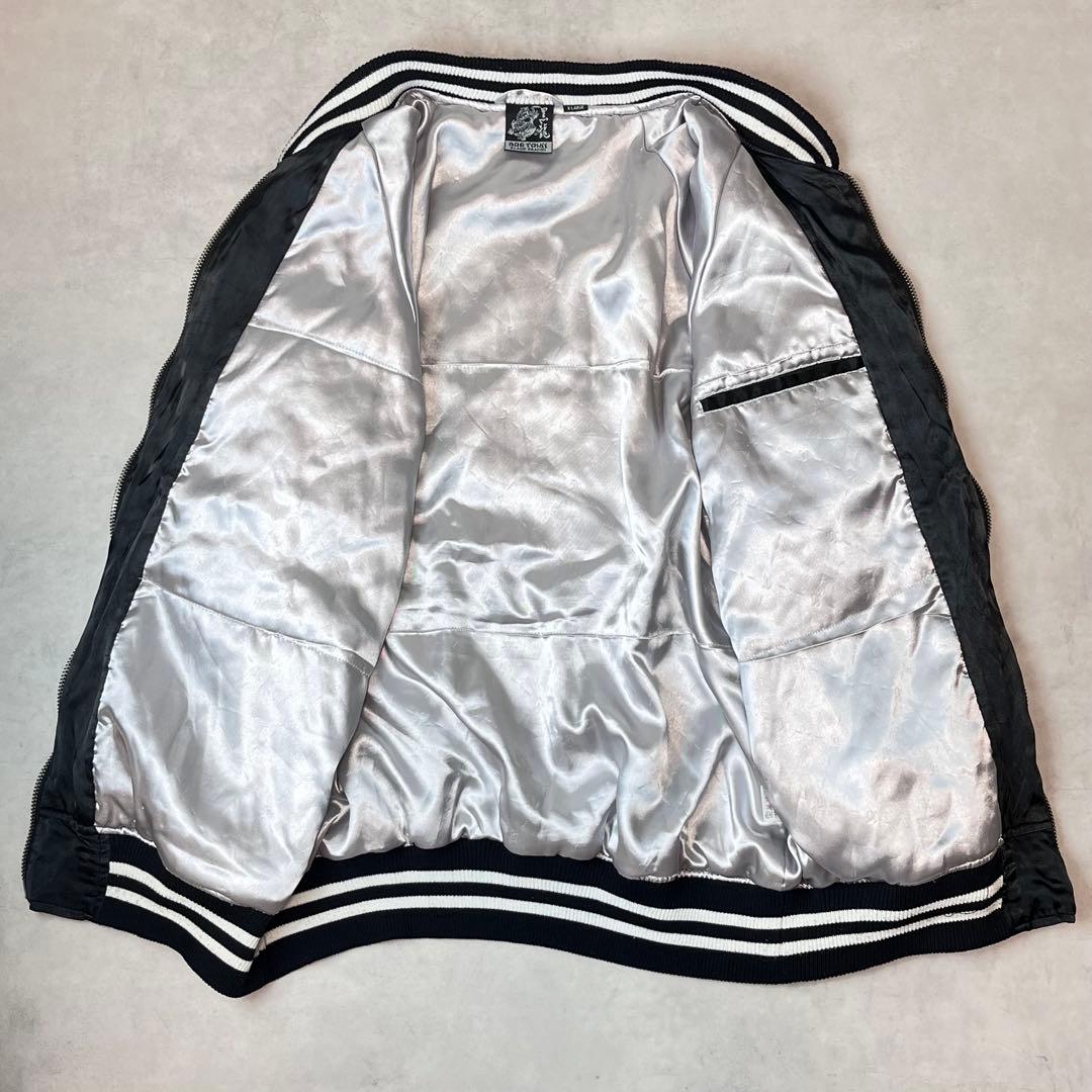 DOG TOWN スカジャン 黒龍 BLACK DRAGON ブラック XL