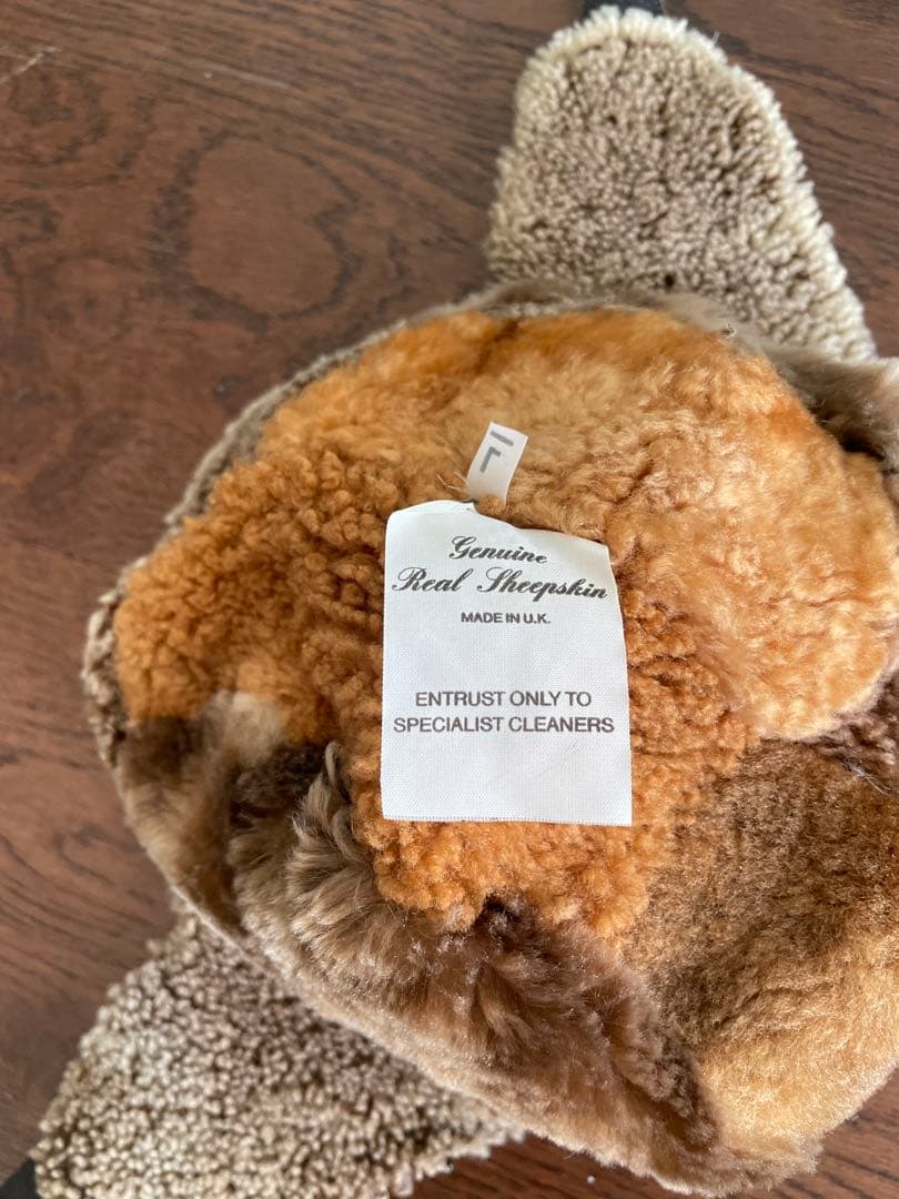 レザー フライトキャップ　本革　Made in UK