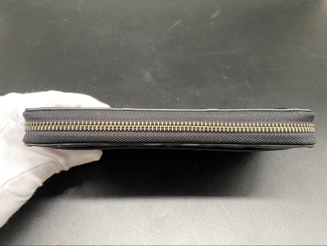 ★【美品】コーチ 長財布 シグネチャー アコーディオン F58113 BLK