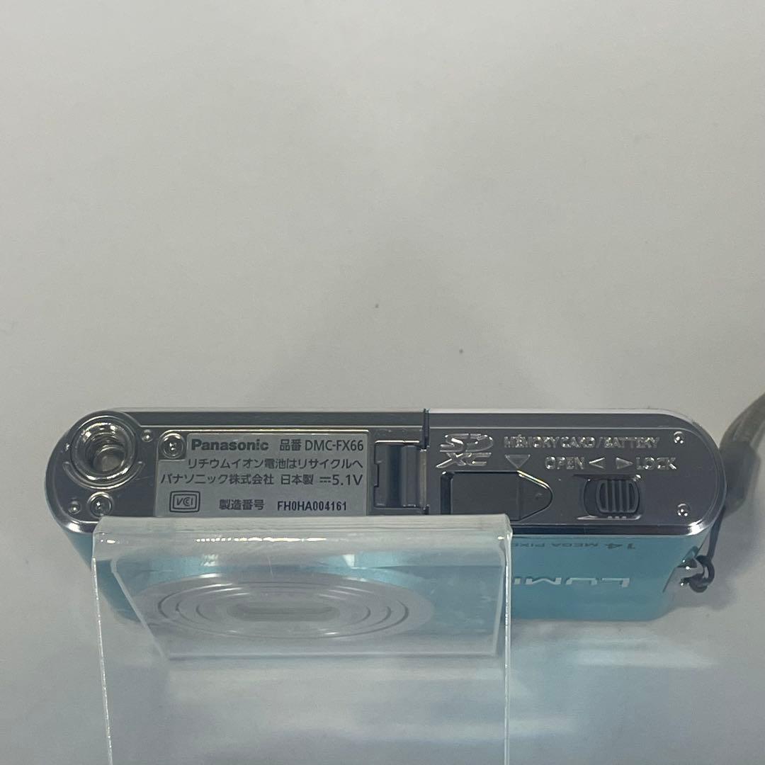 【美品】Panasonic LUMIX DMC-FX66 ブルー
