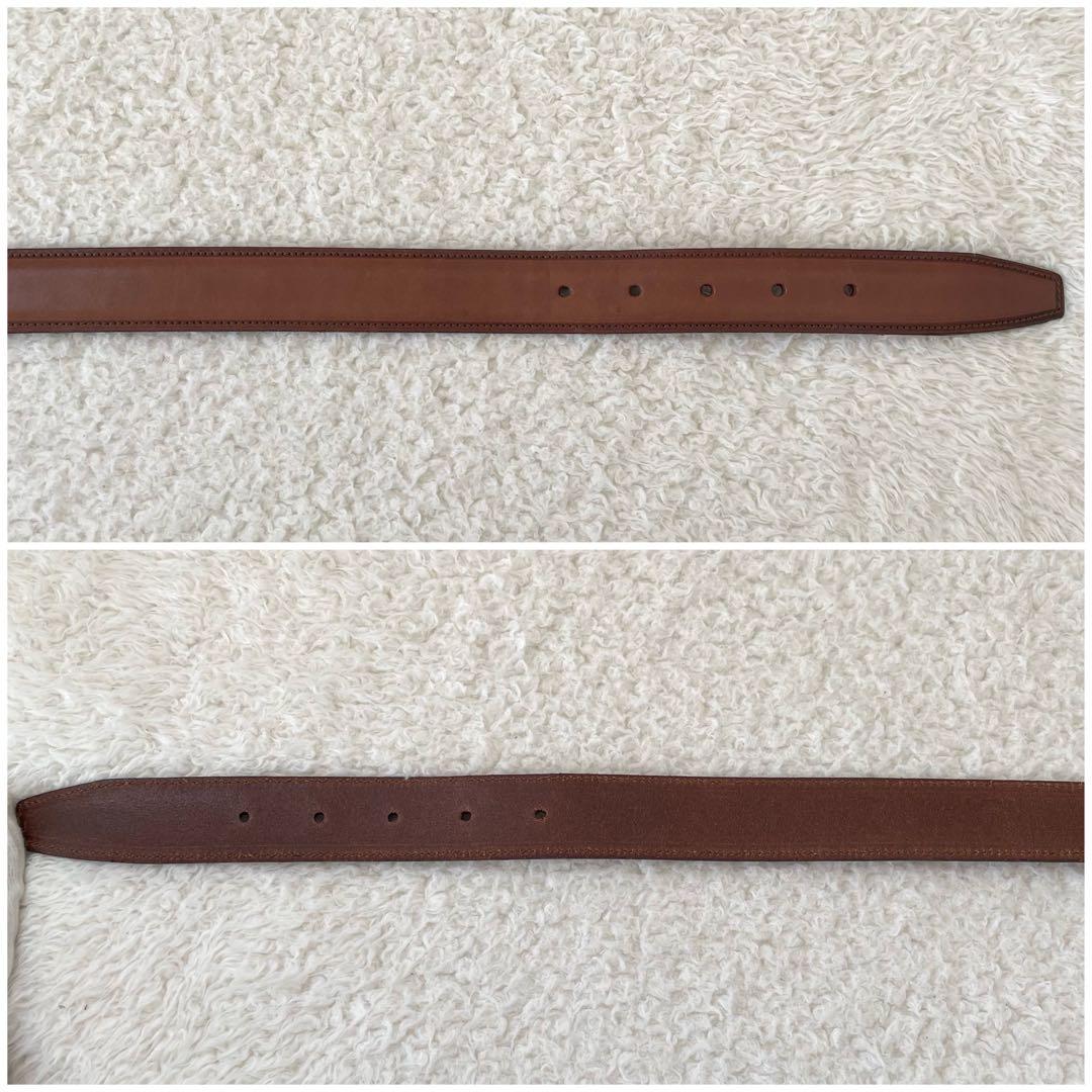 【美品】Felisi ベルト レザー 茶色 メンズ 48-90