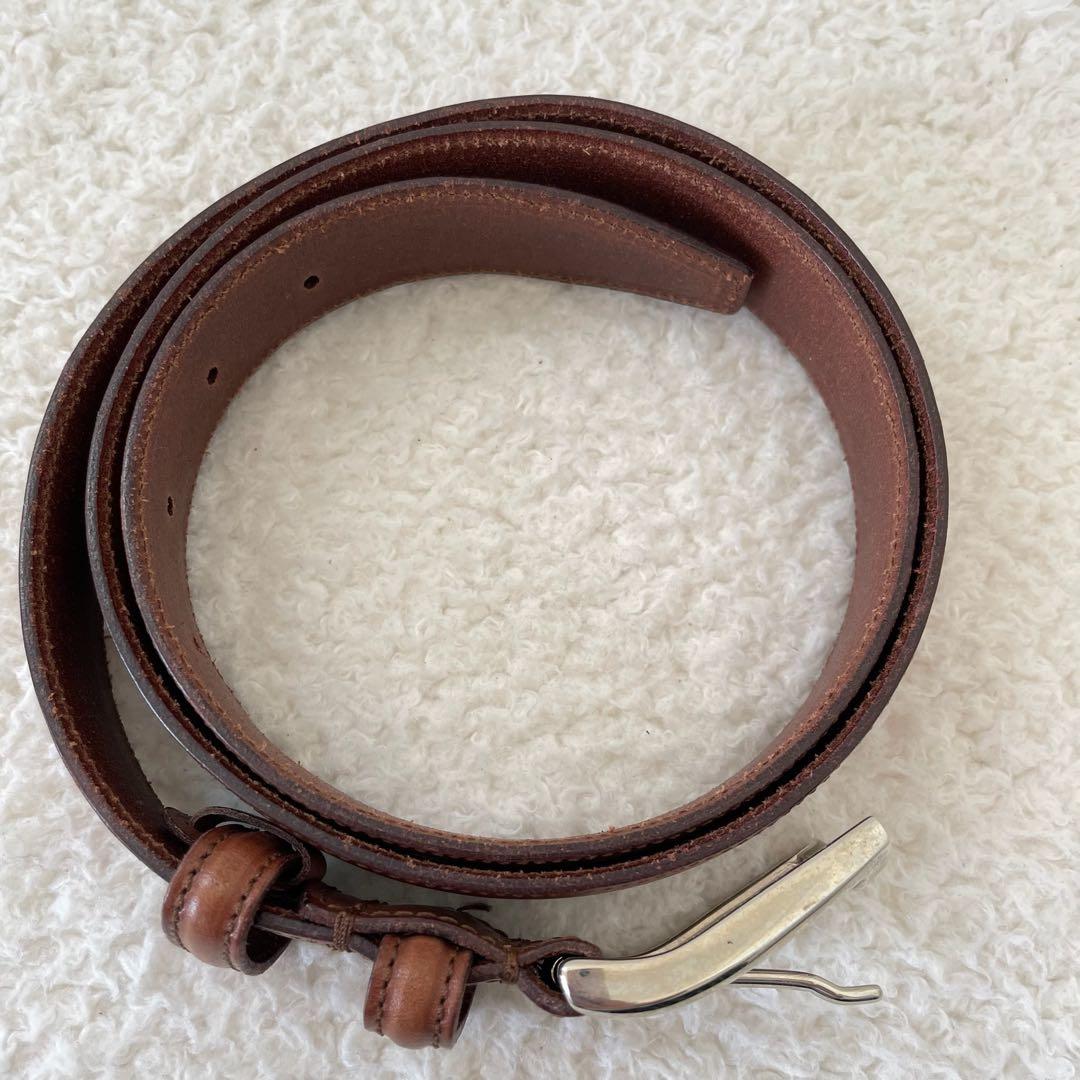 【美品】Felisi ベルト レザー 茶色 メンズ 48-90