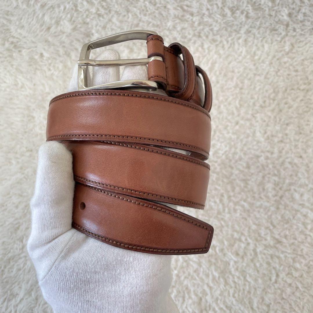 【美品】Felisi ベルト レザー 茶色 メンズ 48-90