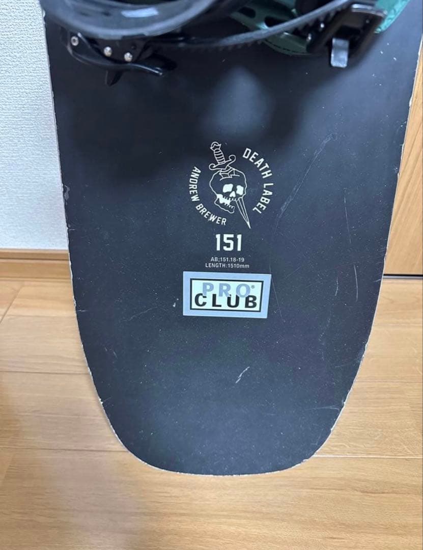 値下げ❗️Death Label スノーボード　151