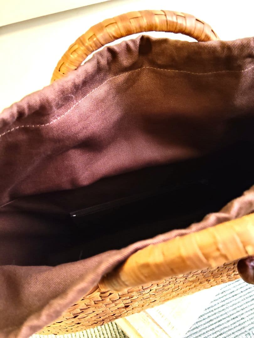 山葡萄かごバッグ（内布付き）と胡桃のオーナメント