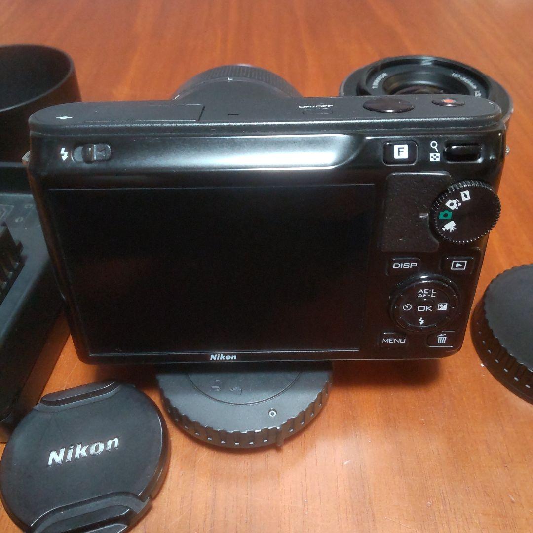 [ジャンク品]Nikon 1 J1 ミラーレスカメラセット