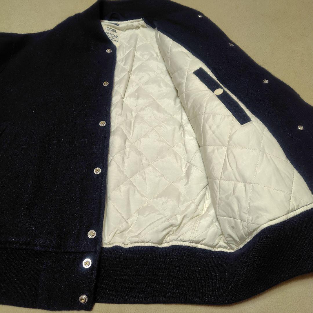 nanamica OOALスタジアムジャケット ウールリネンダークネイビー