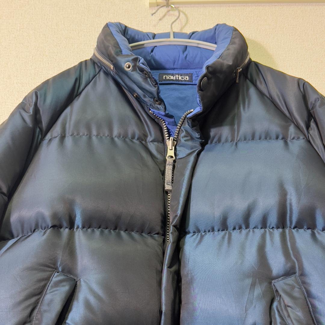 NAUTICA 90s 超肉厚 リバーシブル ダウンジャケット