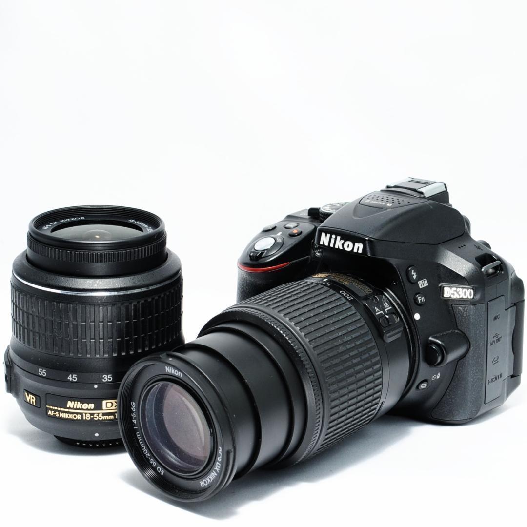風景も家族写真も綺麗に残す❤️Nikon D5300✨望遠＆標準ダブルレンズ