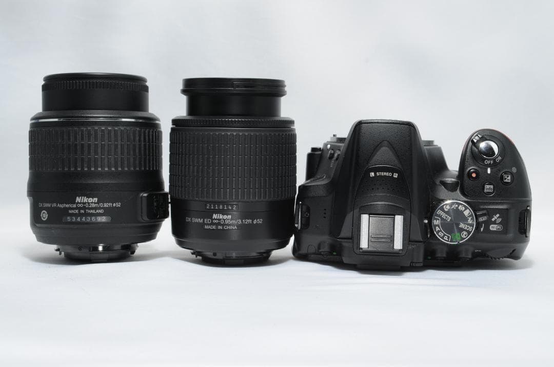 風景も家族写真も綺麗に残す❤️Nikon D5300✨望遠＆標準ダブルレンズ