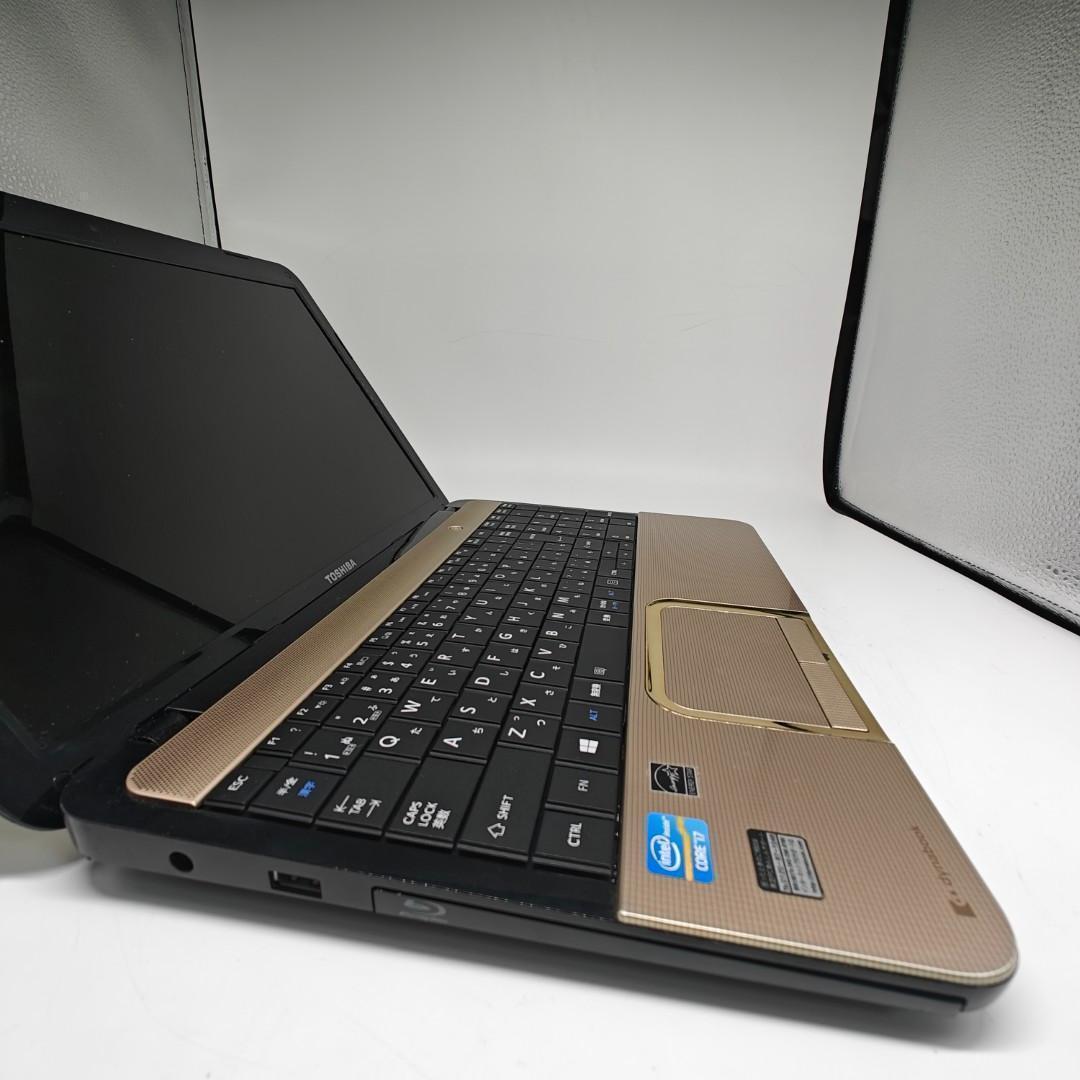 【東芝】T552 高速i7 SSD512GB 16GB ゴールド ノートPC
