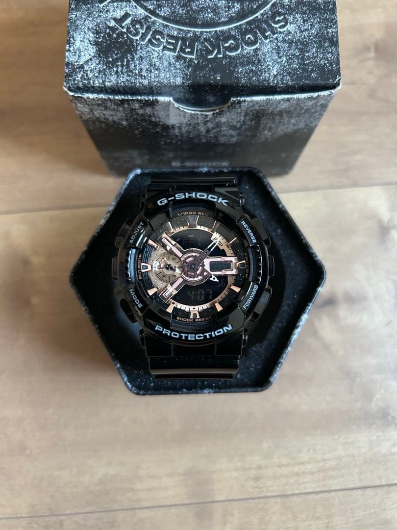 G-SHOCK GA-110 ブラック/ローズゴールド
