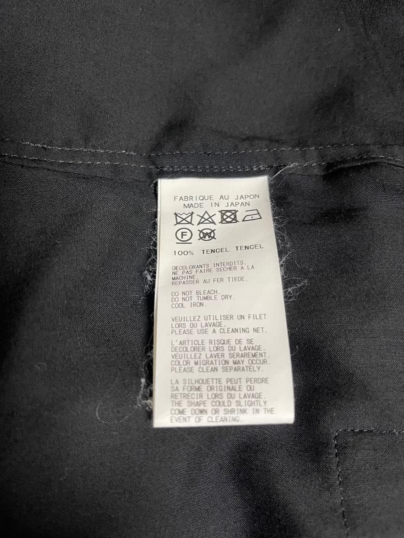 19SS ヨウジヤマモト プールオム リリックシャツ