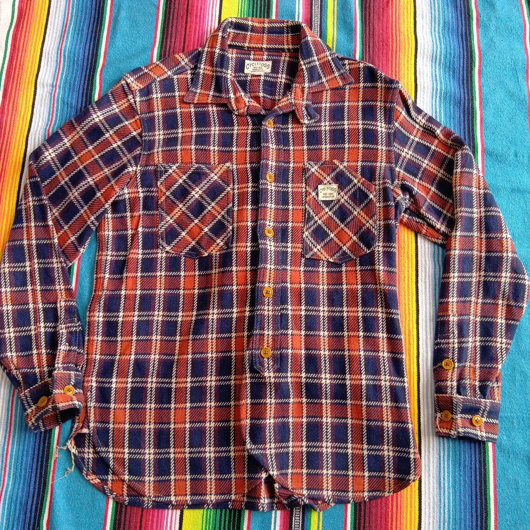 名作逸品！極美品！ウエストライド★WESTRIDE★ヘビーネルシャツ★日本製