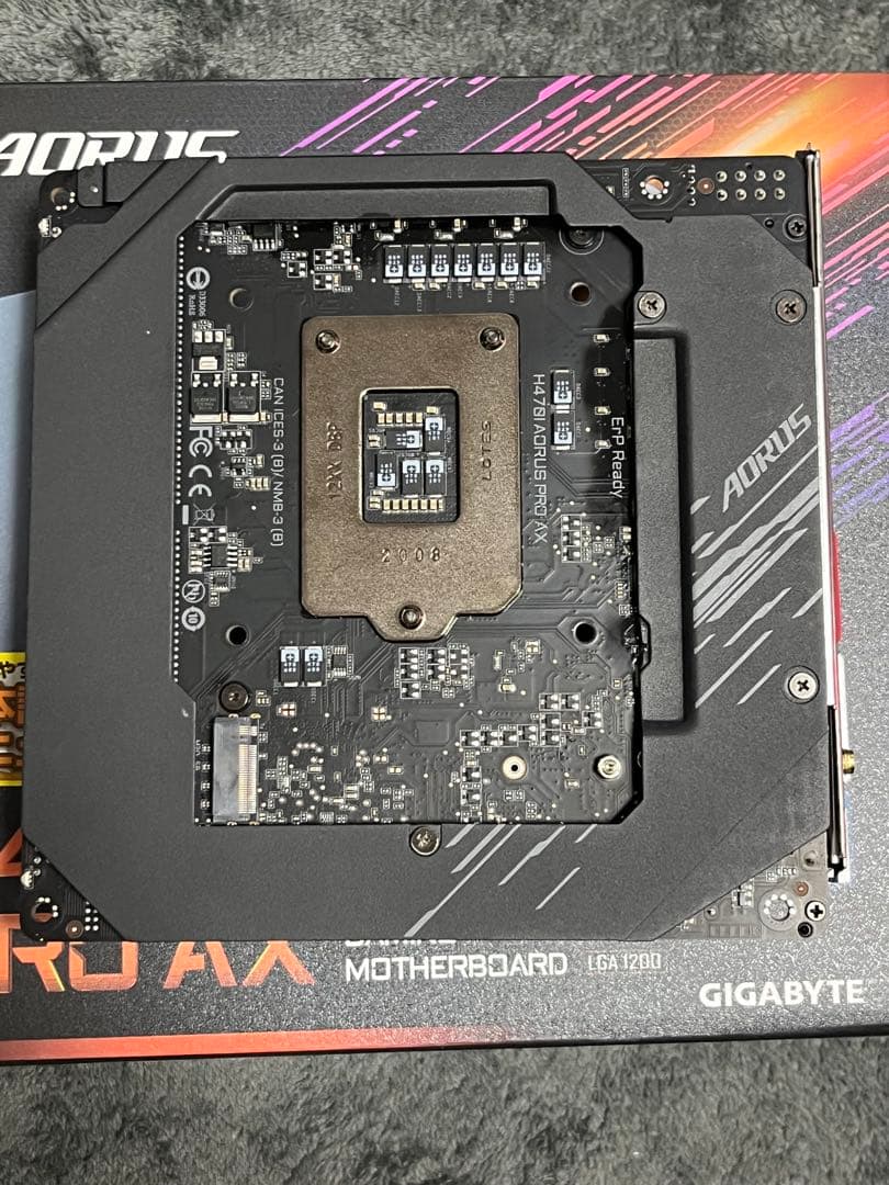 CPU core i5 10400 H470i AORUS PRO AX 16GB