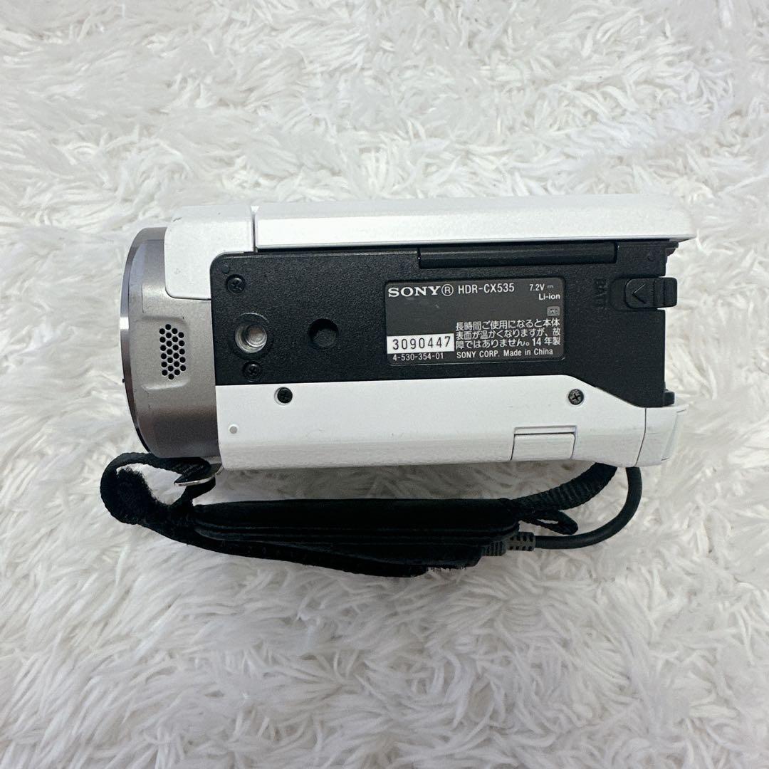 SONY HDR-CX535 バッテリー×3 バッテリーチャージャー　白