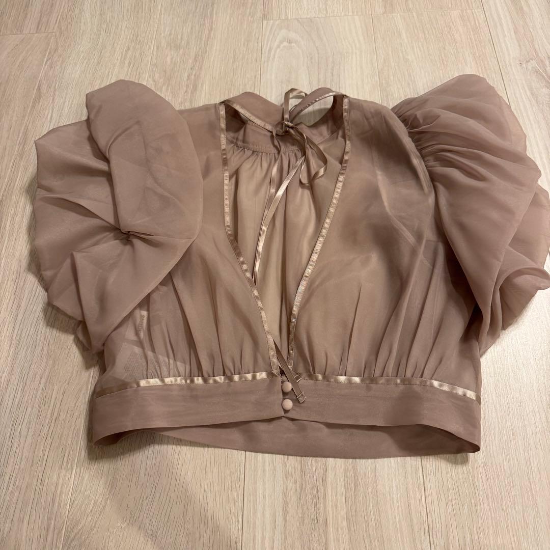 SNIDEL ボレロセットジャガードドレス　1