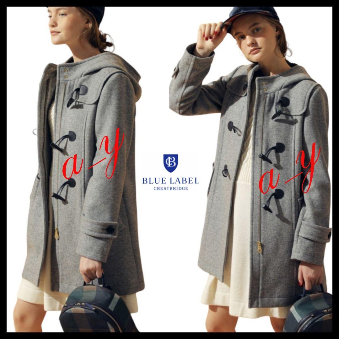 【状態良好】ブルーレーベルクレストブリッジ☆ダッフルコートミドル丈
