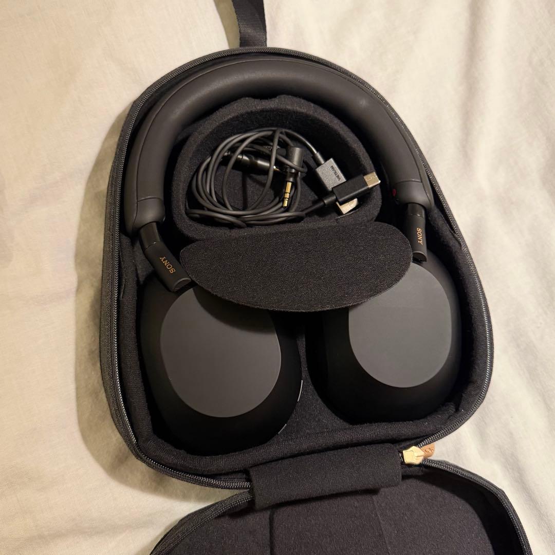 WH-1000XM5 ソニー ワイヤレスヘッドホン ブラック 黒 SONY