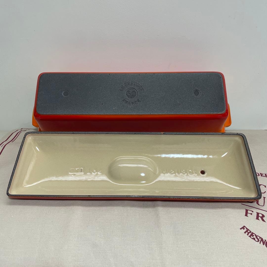 COSMOSルクルーゼ 32cm テリーヌ レクタンギュラー 鋳鉄