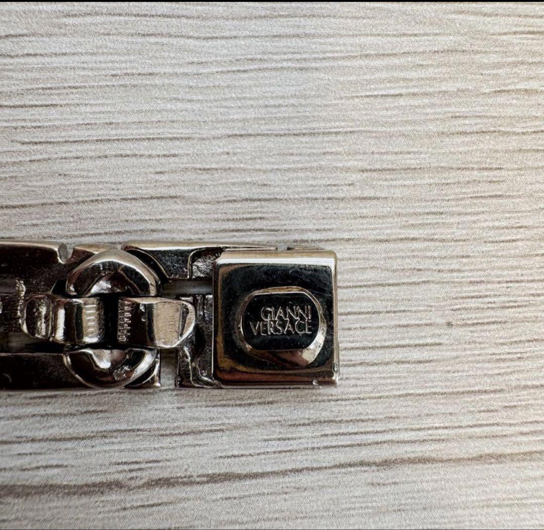 VERSACE ヴェルサーチ ギリシャ風デザイン ブレスレット シルバー