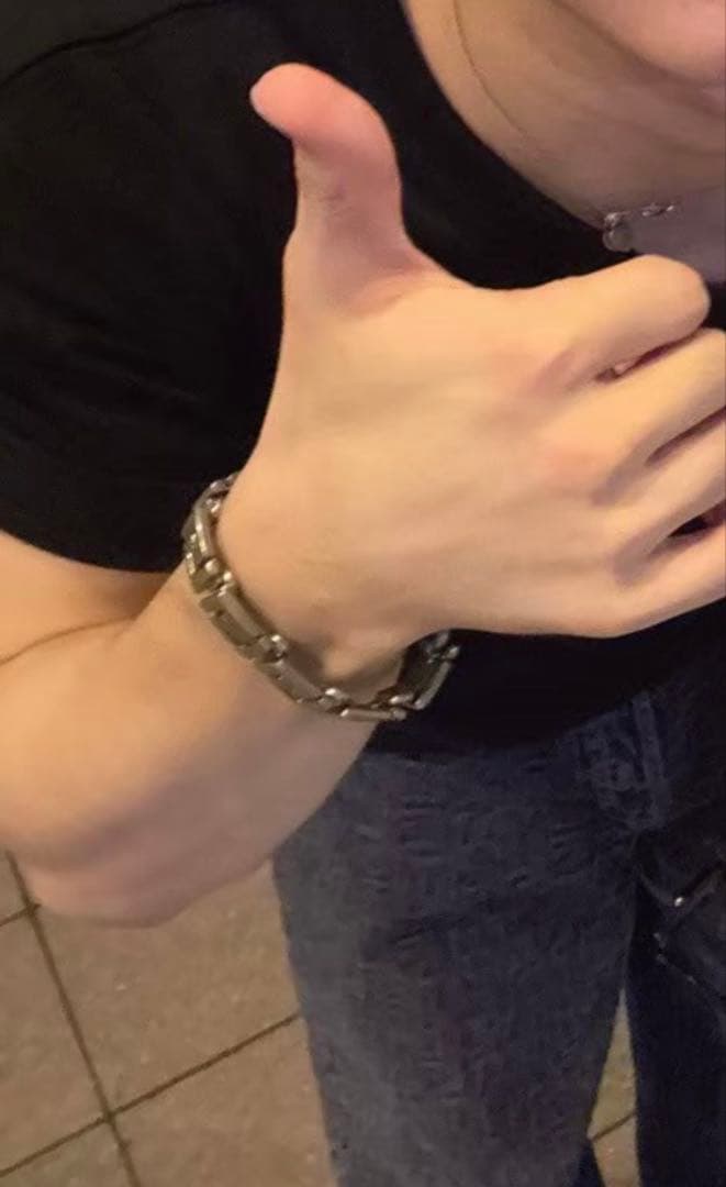 VERSACE ヴェルサーチ ギリシャ風デザイン ブレスレット シルバー