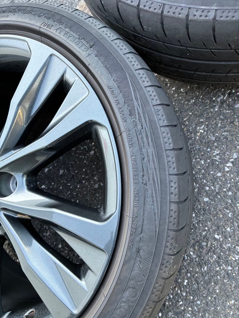 値下げ早い物勝ちです‼︎ カローラツーリングWxB純正17インチ 4本セット