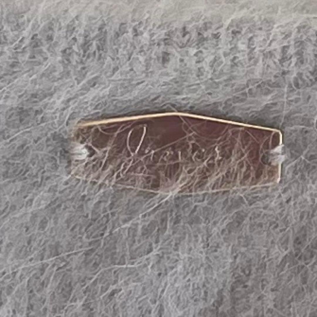 極美品✨jinesフォックス カシミヤ シャギー ニット 38 グレージュ