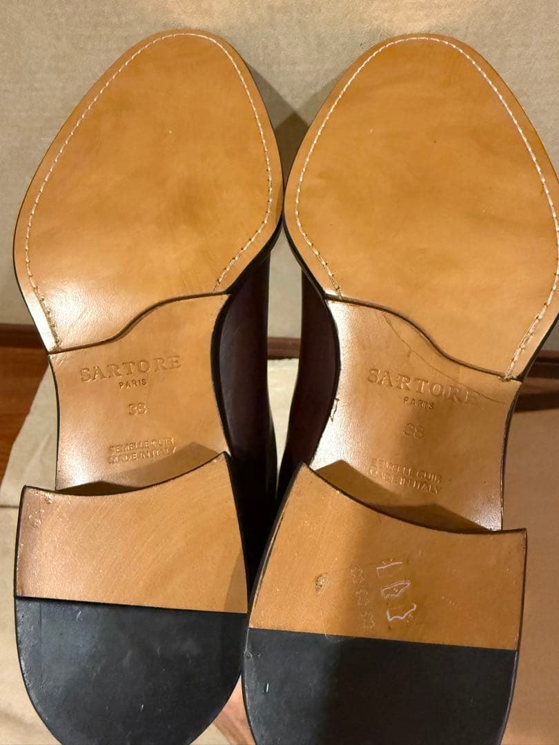 値下げ新品未使用　定番人気の「SARTORE」ジョッキーブーツ。サイズ38