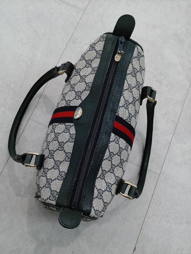 OLD GUCCI オールドグッチ シェリーライン GG柄 ミニボストンバッグ
