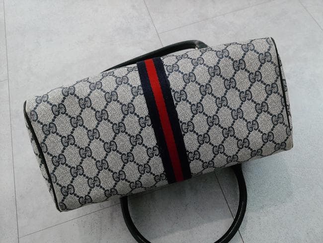 OLD GUCCI オールドグッチ シェリーライン GG柄 ミニボストンバッグ