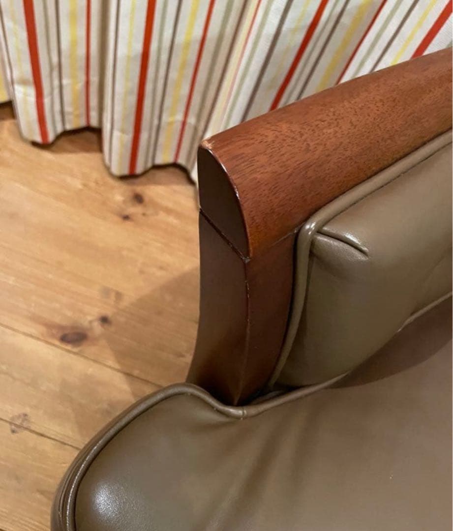 12/29まで　maruni ブラウンレザー アームチェア