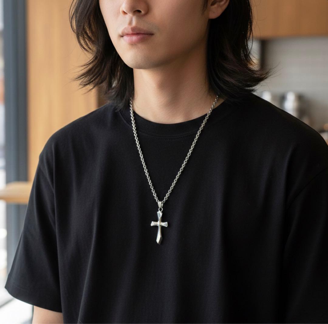 GARNI ガルニ シルバー クロスネックレス