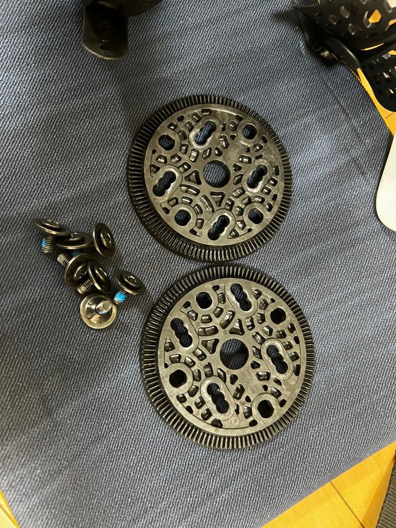 FLUX PR ホワイト スノーボードビンディング Lサイズ