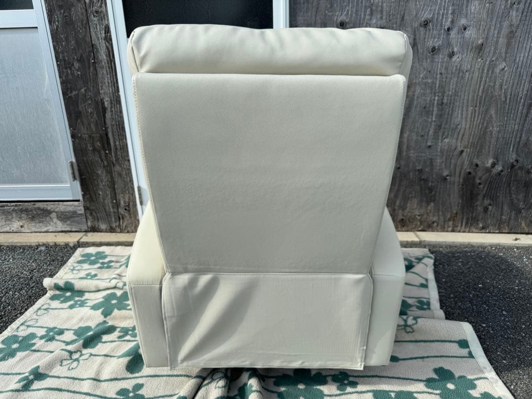 使用1年 1人掛け シングル パーソナル ソファ チェア オットマン跳ね上げ式