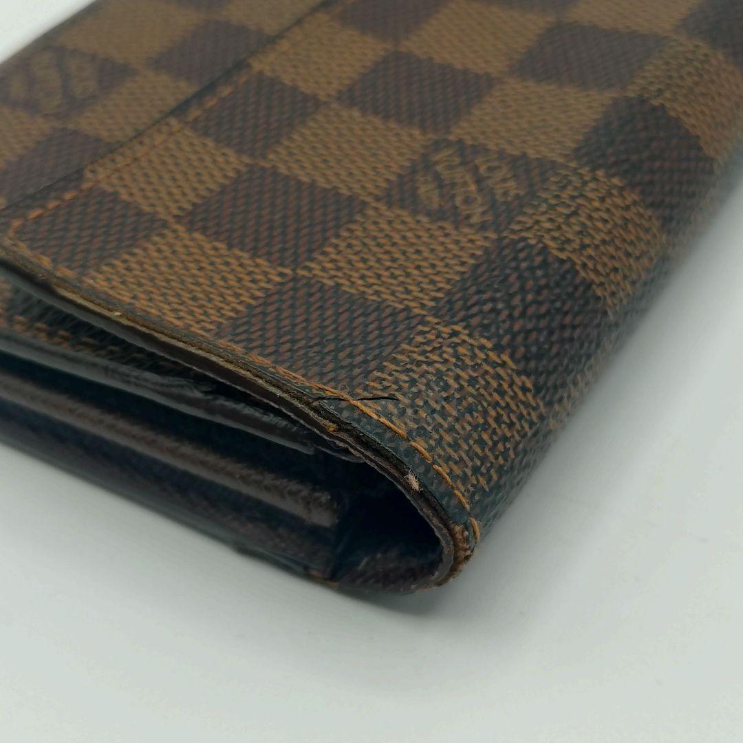 ダミエ 旧型 ポルトフォイユ サラ 長財布 2つ折り LV VUITTON
