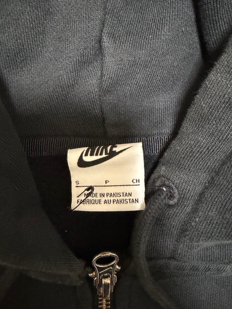 Nike stussy ジップアップパーカー ブラック