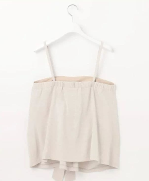新品✦23区✦洗えるレーヨンリネンストレッチキャミソール　19000円