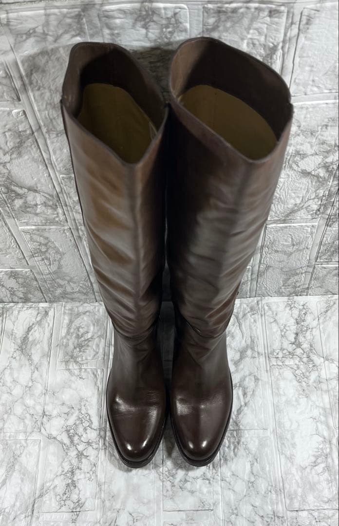【美品】SARTORE サルトル　レザー　ロングブーツ　ハイヒール　ビブラム