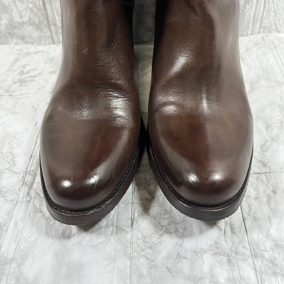 【美品】SARTORE サルトル　レザー　ロングブーツ　ハイヒール　ビブラム