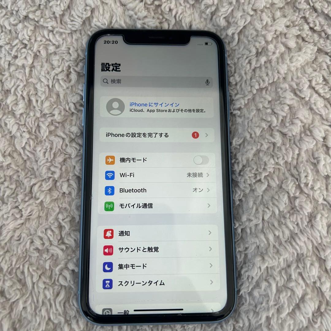 Apple iPhone XR ブルー 6.1インチ 本体