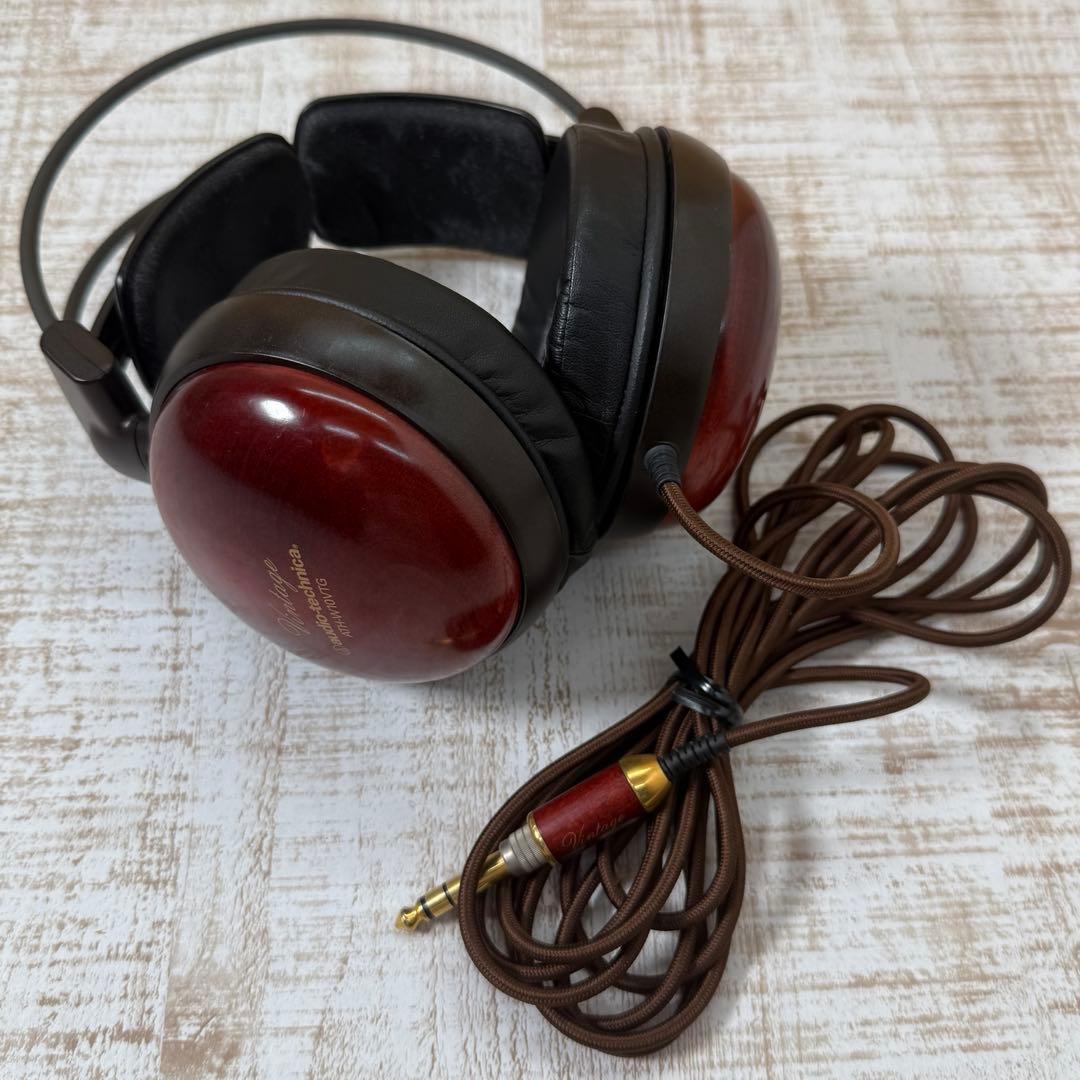 Audio Technica ATH-W10VTG ヘッドホン　イヤホン　高級