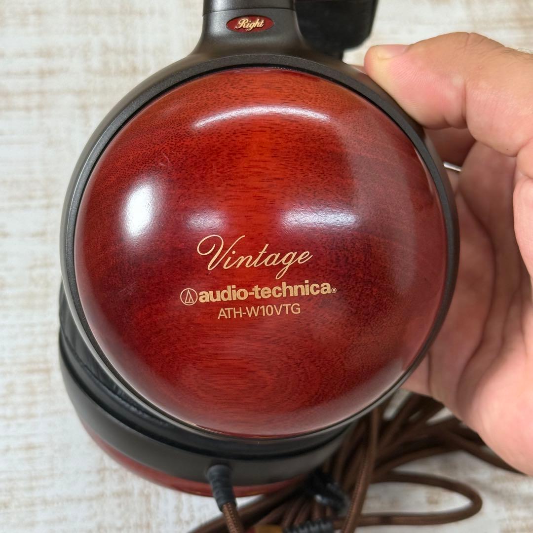 Audio Technica ATH-W10VTG ヘッドホン　イヤホン　高級