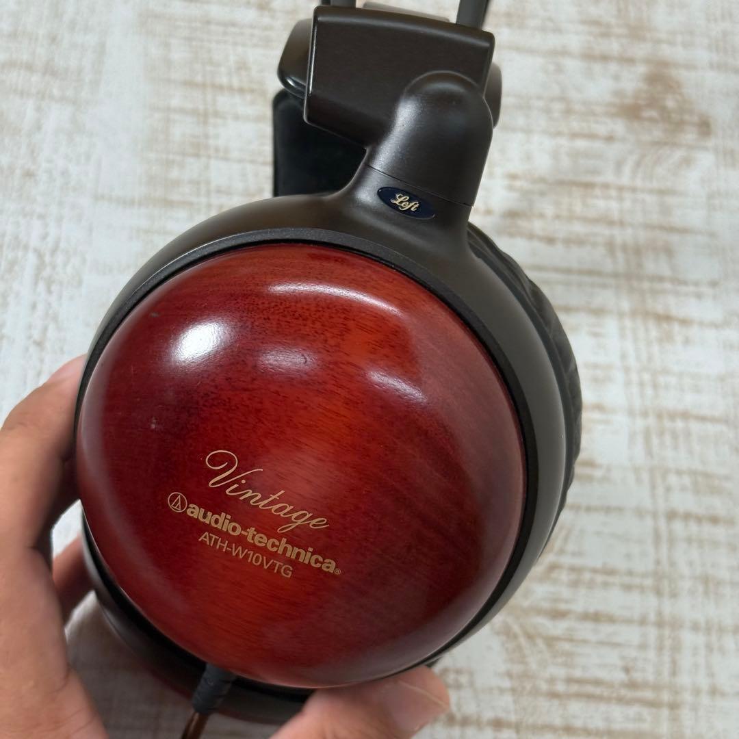 Audio Technica ATH-W10VTG ヘッドホン　イヤホン　高級