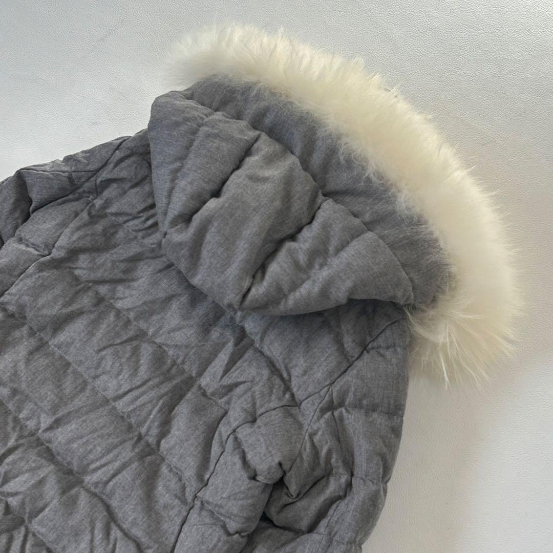 極美品 タトラス ラビアナ ラヴィアナ ウール ダウンジャケット グレー M