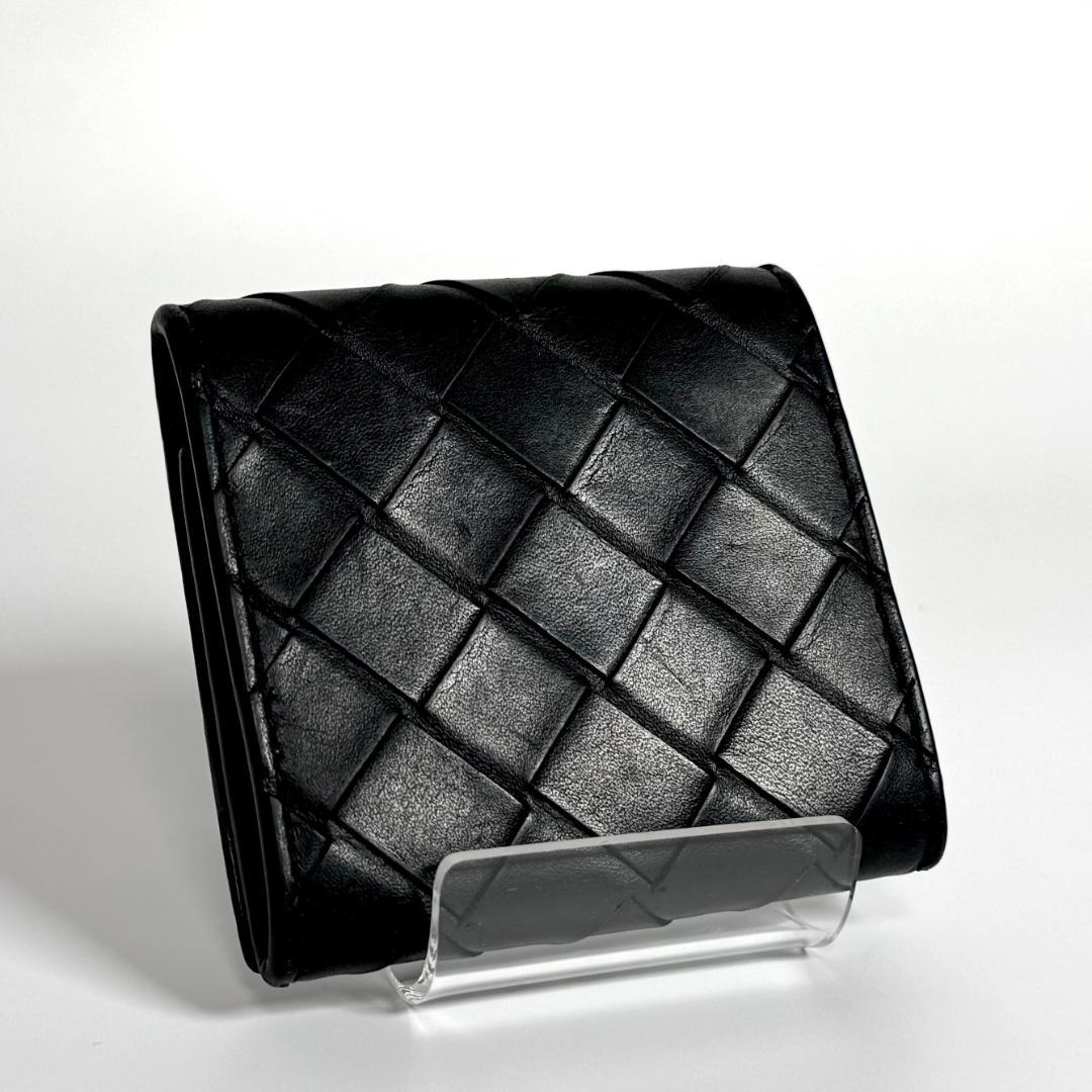 ICチップ　ボッテガヴェネタ　イントレチャート　ケース　小銭入れ　レザー